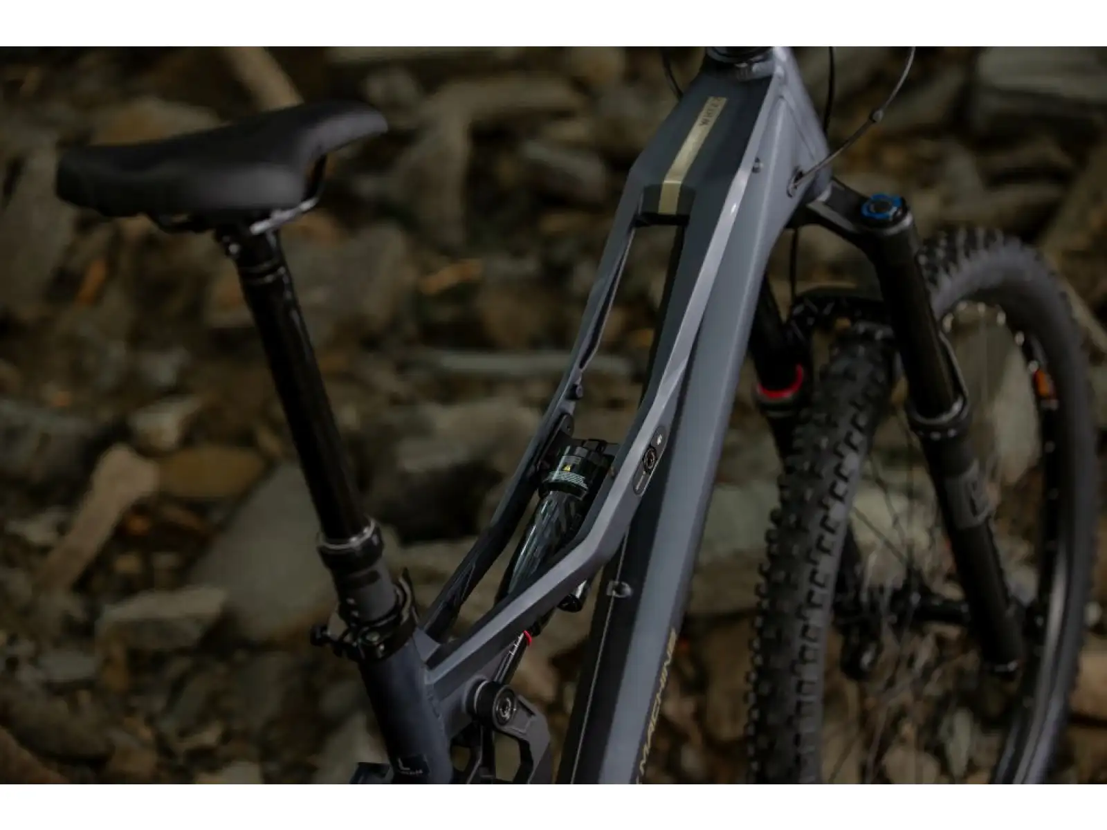 Rock Machine Whizz FS I 50 horský bicykel Matte Milionaire Blue