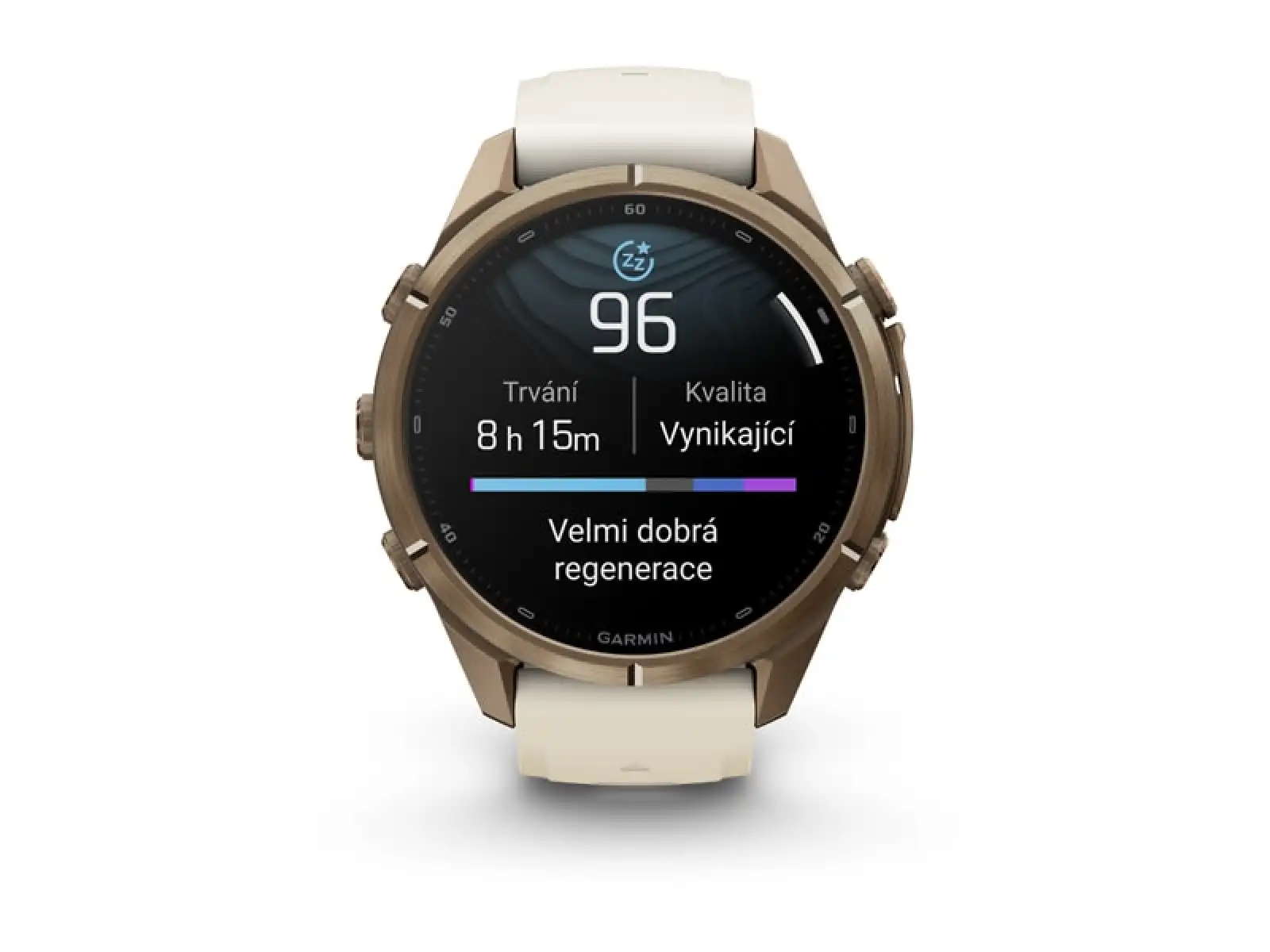 Garmin fenix 9 Pro inReach 43 mm inteligentné hodinky Autumn gold titanium/Cream/french gray