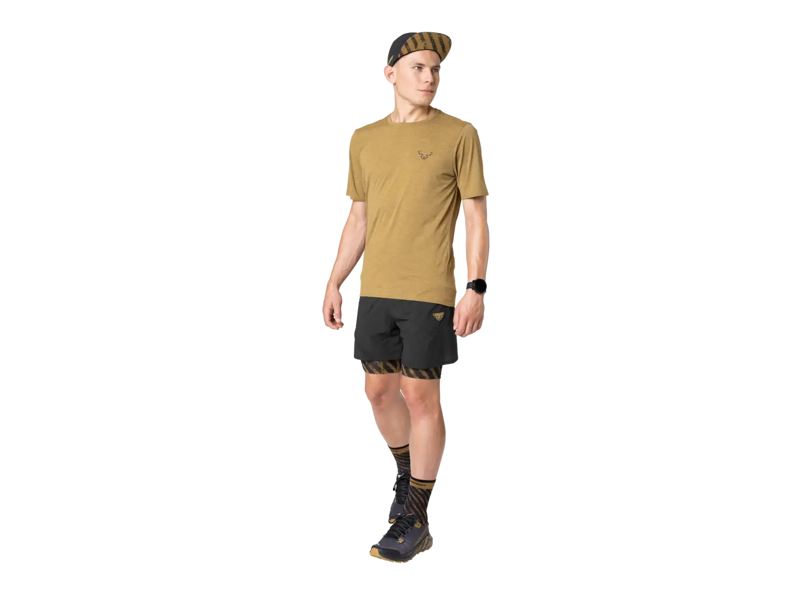 Dynafit Trail 2v1 pánske bežecké kraťasy Relic