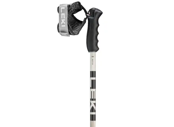 Leki Detect S Vario zjazdové palice Warm Grey Light/Warm Grey Dark/Black