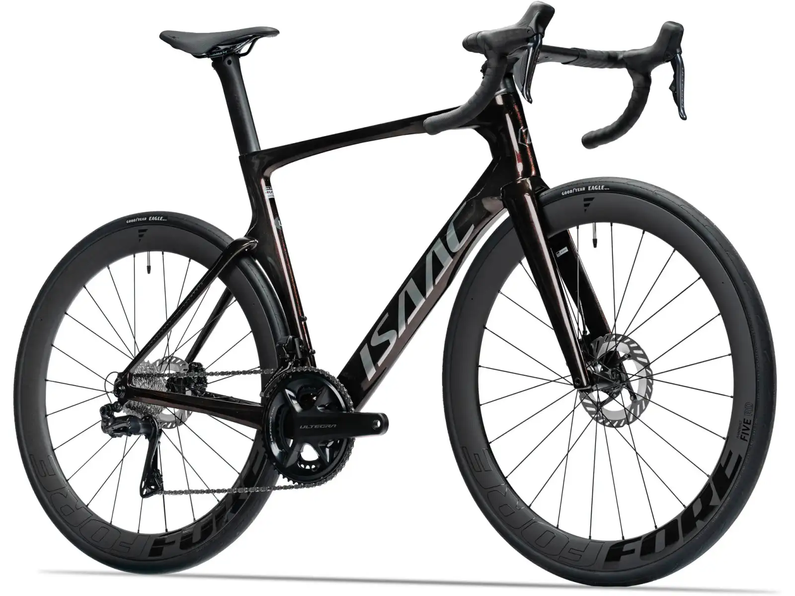 Isaac Meson 105 Di2 cestný bicykel Ruby Red