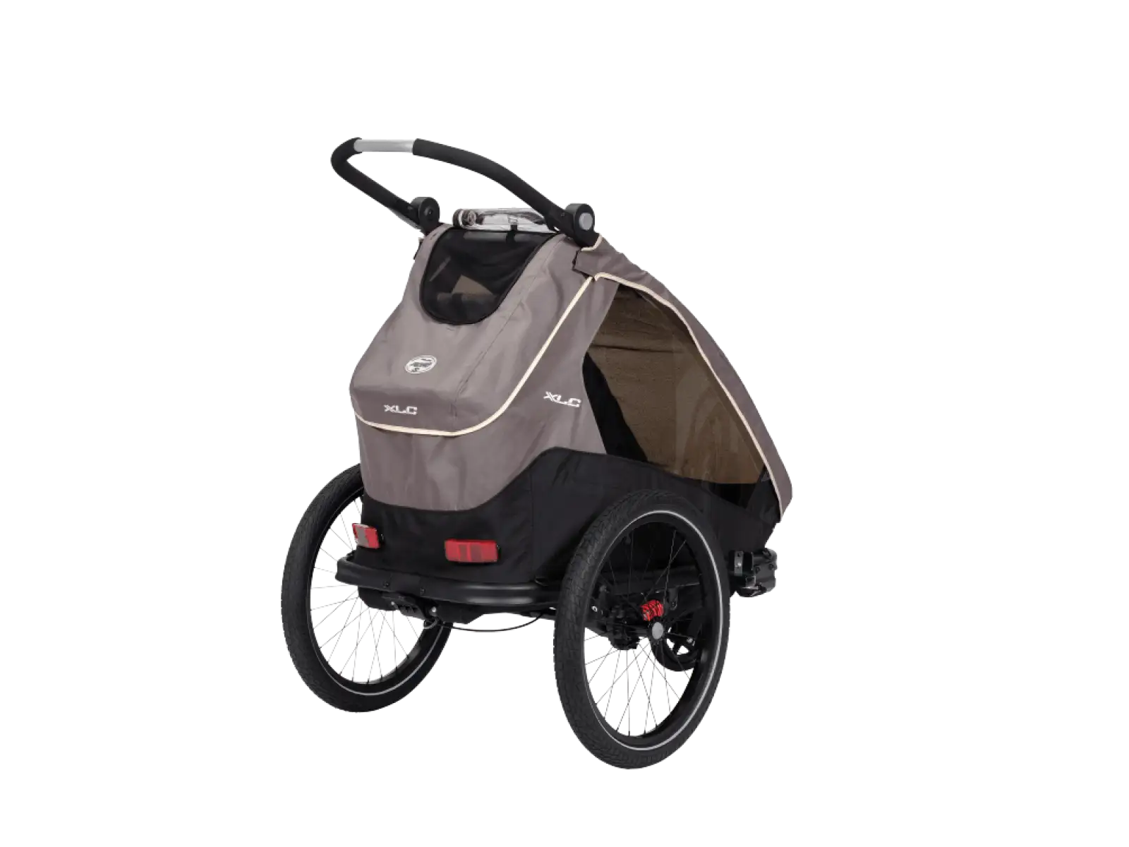 XLC MONOs BS-C09 detský závesný vozík 20" sivá/béžová/antracit