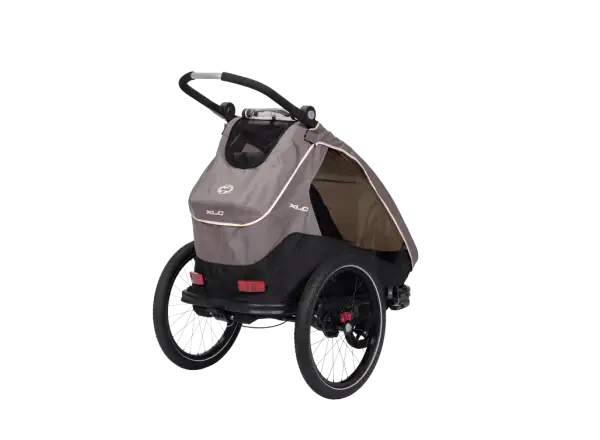 XLC MONOs BS-C09 detský závesný vozík 20" sivá/béžová/antracit