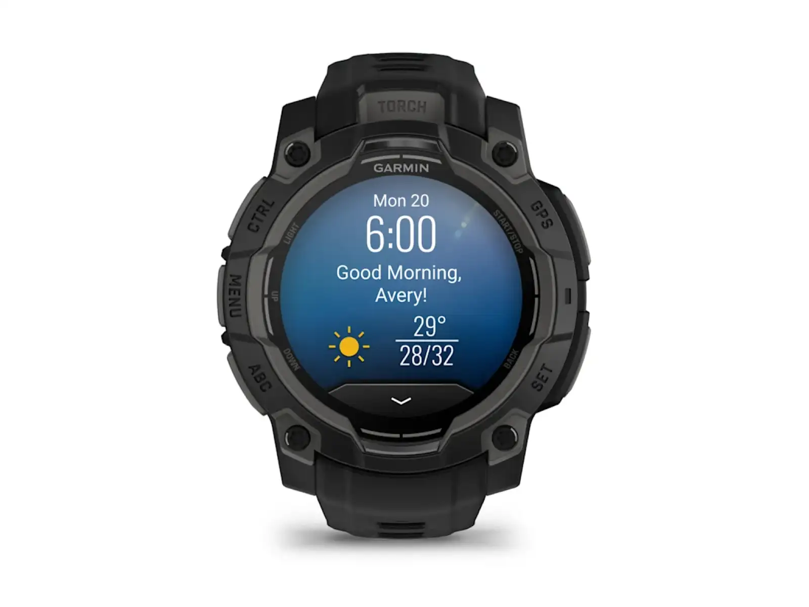 Garmin Instinct 3 Amoled 45 mm inteligentné hodinky Black/Black remienok