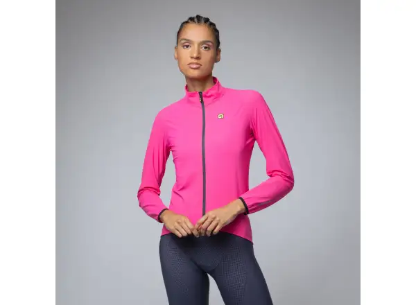 Alé Klimatik Guscio Racing 2.0 dámska zimná cyklistická bunda Fuchsia