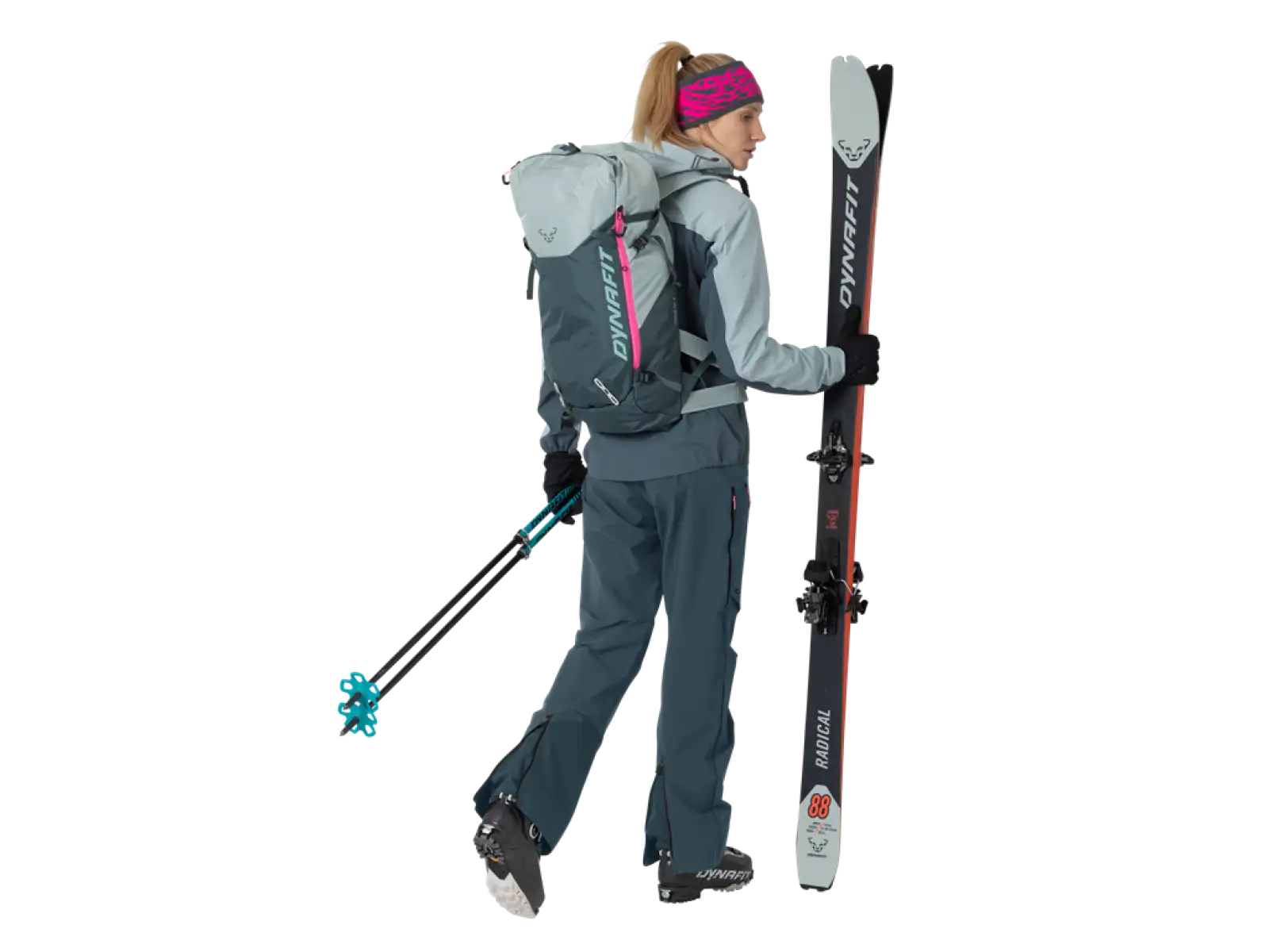 Dynafit Radical 30+ dámsky batoh 30 l Cloud Blue/Cinder