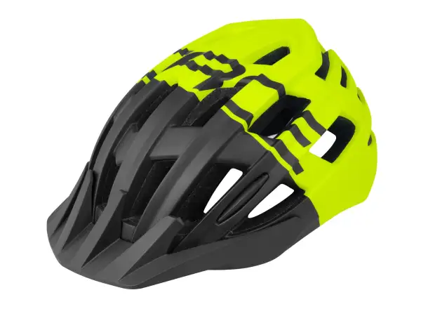 Force Corella MTB prilba, čierno/fluo