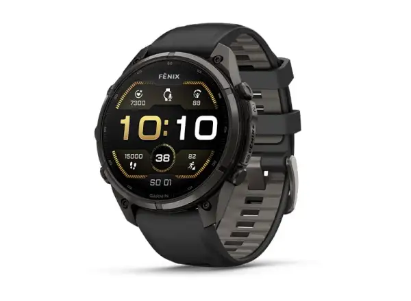 Garmin Fénix 9 Pro inReach 47 mm inteligentné hodinky Carbon gray DLC Titanium Black/Pebble gray