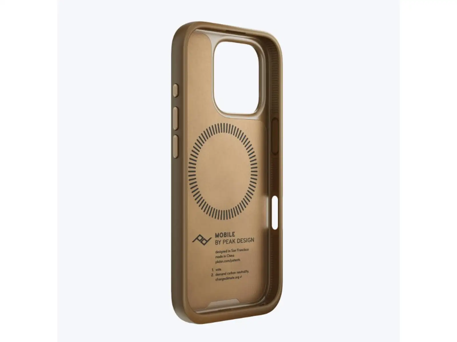 Peak Design Mobile Everyday Clarino Case iPhone 16 Pro obal na mobil Tan