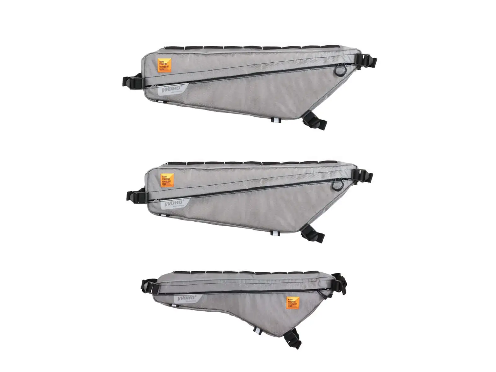 Woho X-Touring taška do rámu 4,7 l Honeycomb Iron sivá veľ. L