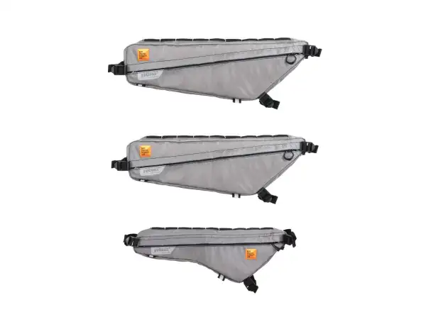 Woho X-Touring taška do rámu 4,7 l Honeycomb Iron sivá veľ. L