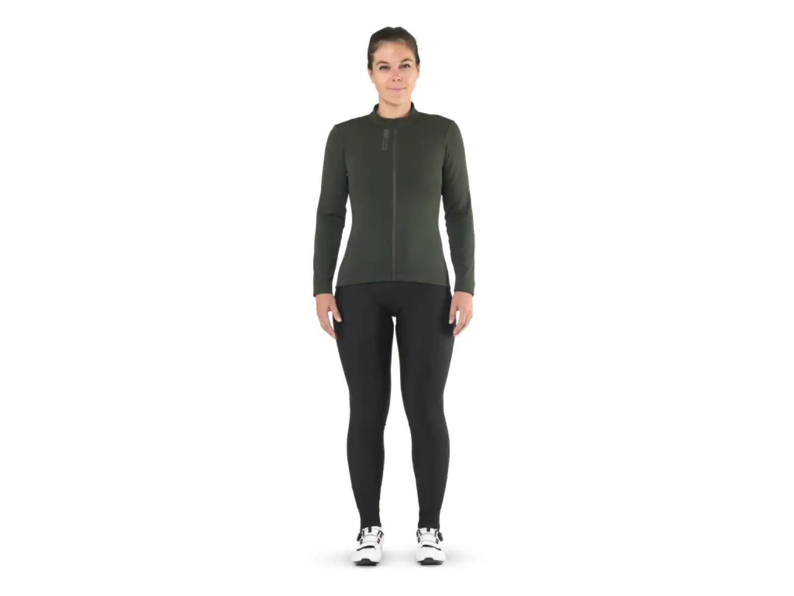 Mavic Aksium Thermo dámsky dres dlhý rukáv Christmas Green