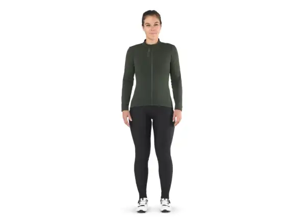 Mavic Aksium Thermo dámsky dres dlhý rukáv Christmas Green