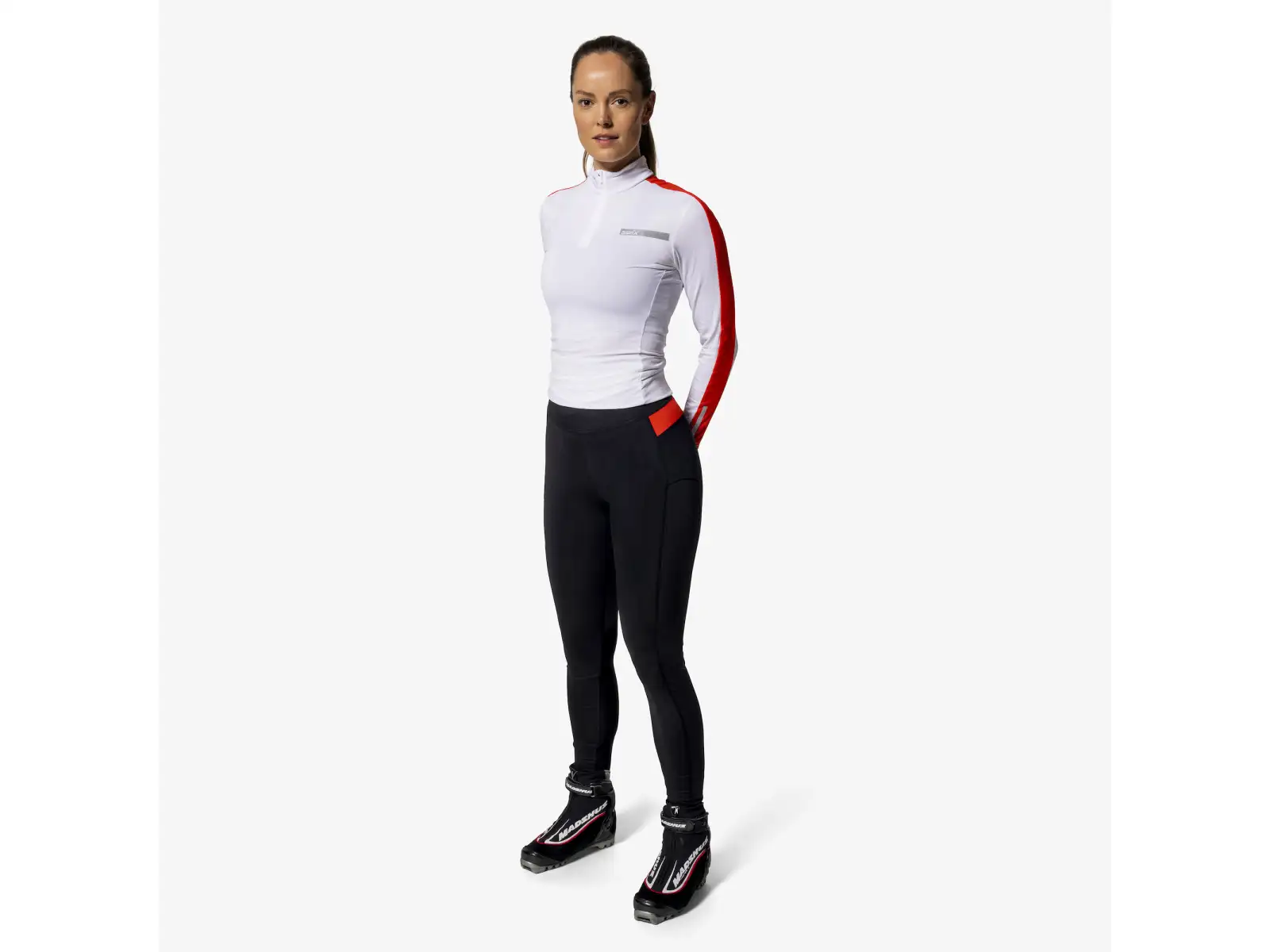 Swix Roadline dámske elastické nohavice Black
