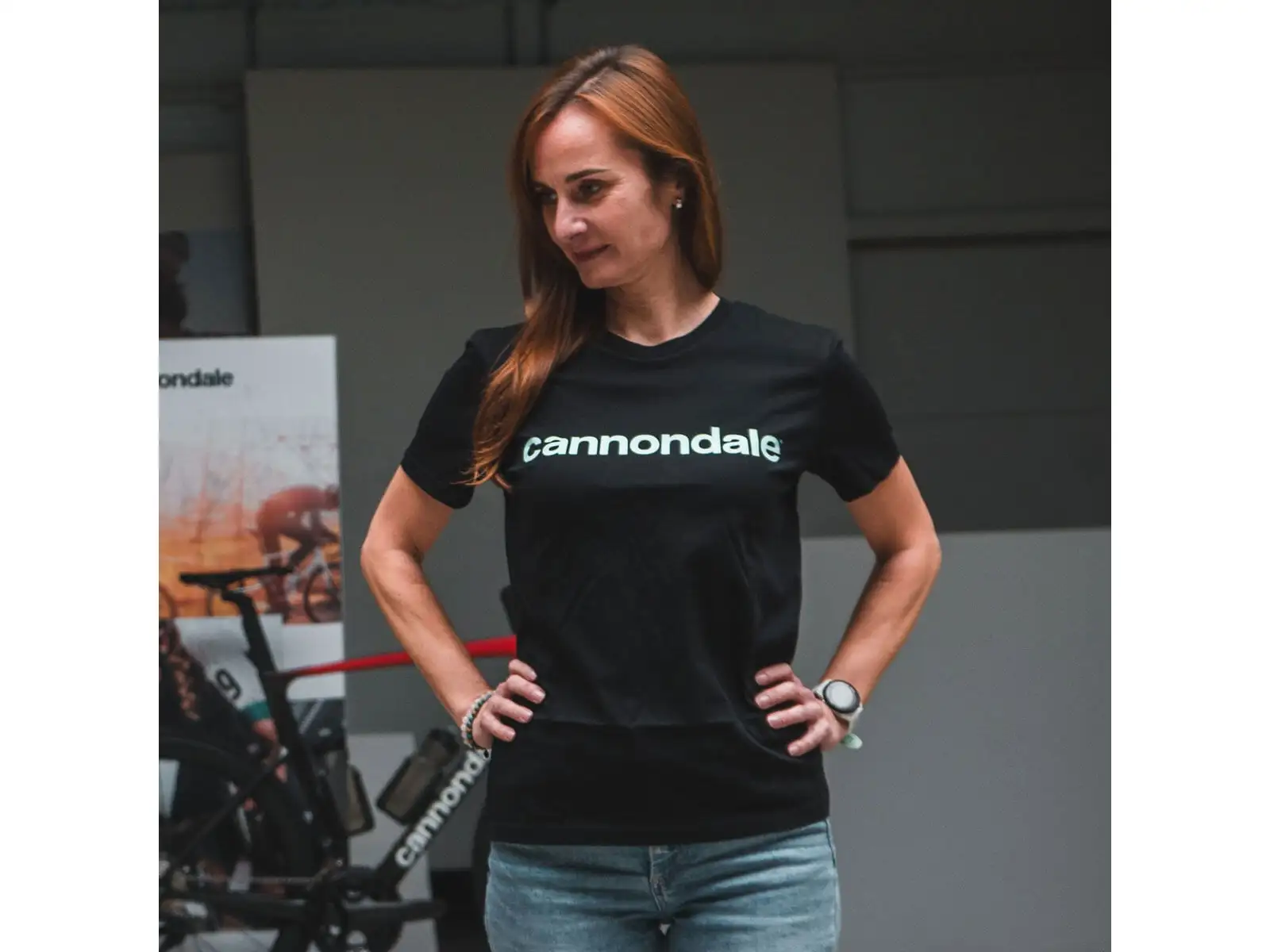 Cannondale Lifestyle pánske tričko krátky rukáv Black/Cool Mint
