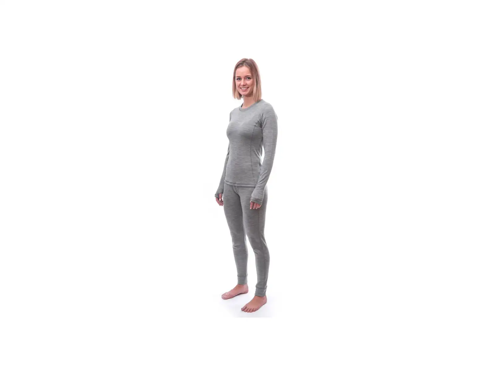 Sensor Merino Bold dámske nohavice Cool Gray