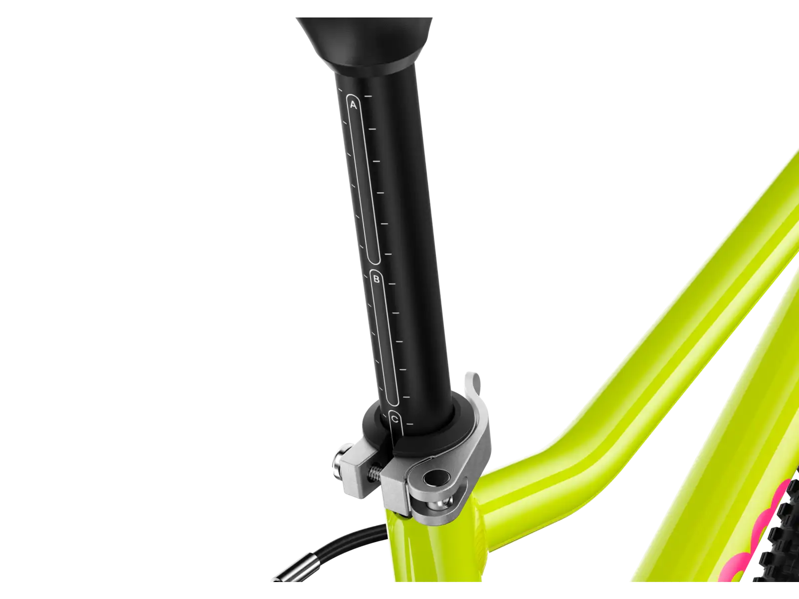Woom GO 3 Automagic detský bicykel neon lime