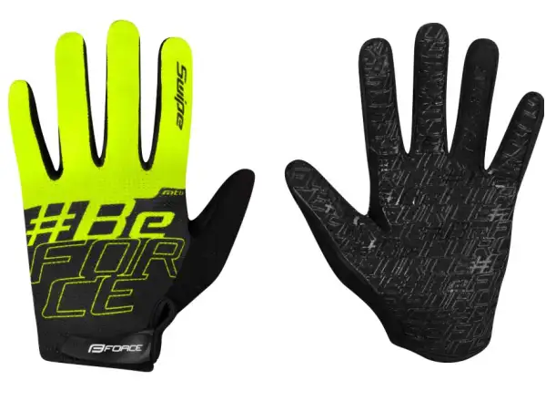 Force Swipe MTB rukavice čierne/fluo