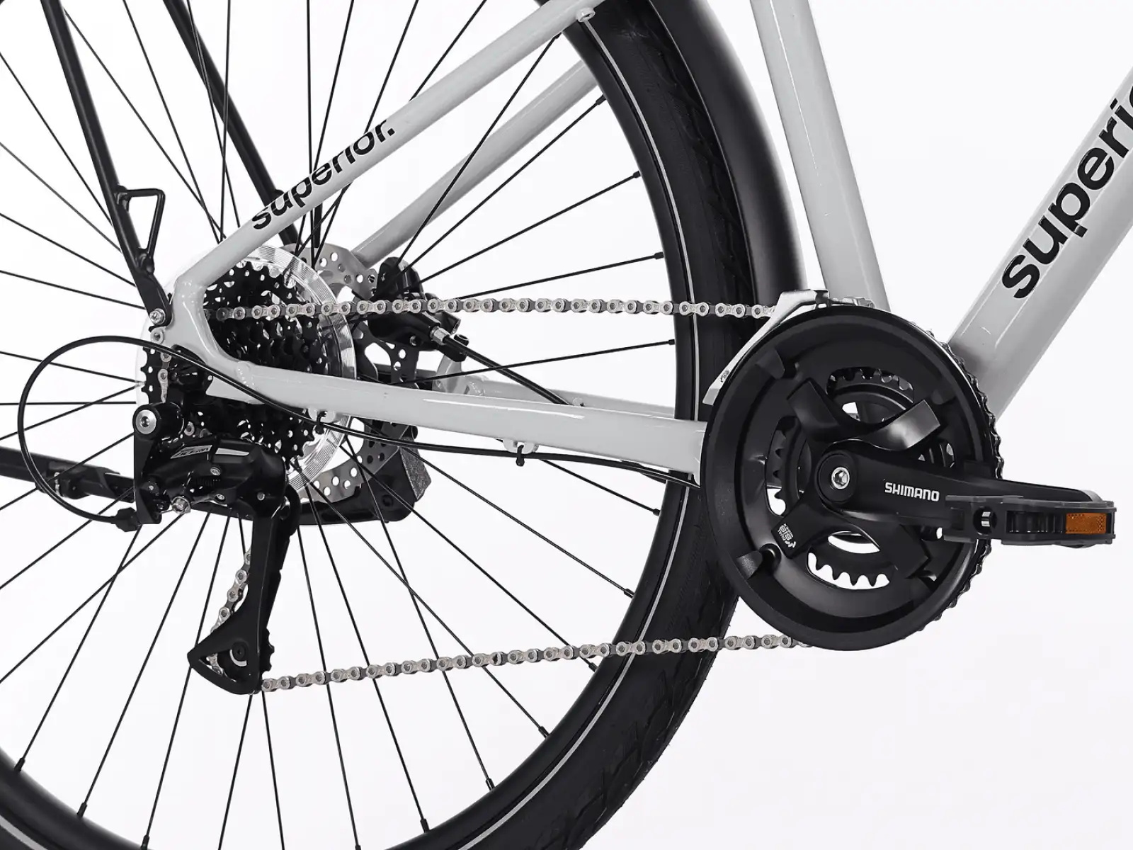 Superior Blox 6.2 T mestský bicykel Gloss Grey