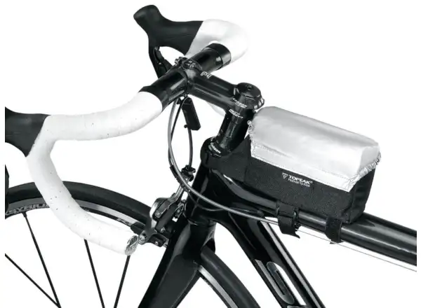 Taška na rám Topeak Tribag 0,6 l čierna, veľkosť 0,6 l M + kryt proti dažďu