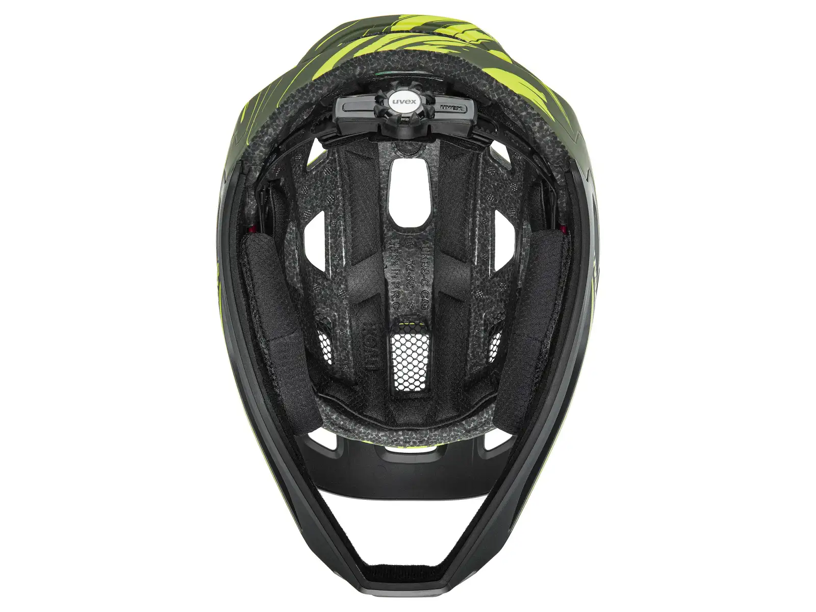 Uvex React JR Fullface MTB prilba Dark olive matt