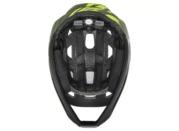 Uvex React JR Fullface MTB prilba Dark olive matt