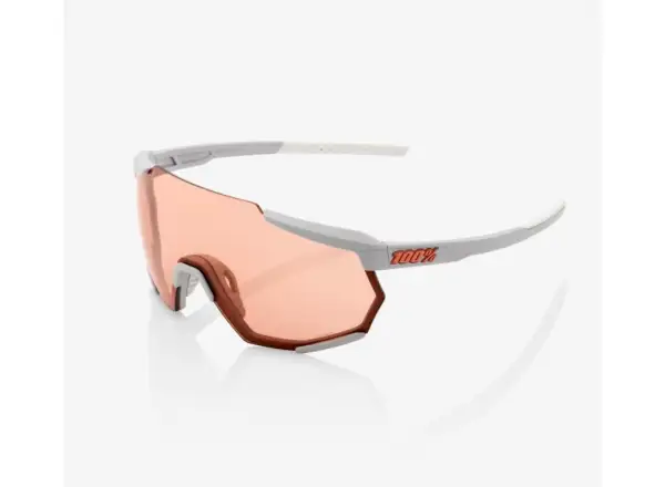 100% Hypercraft okuliare Stone Grey/Hiper Coral Lens