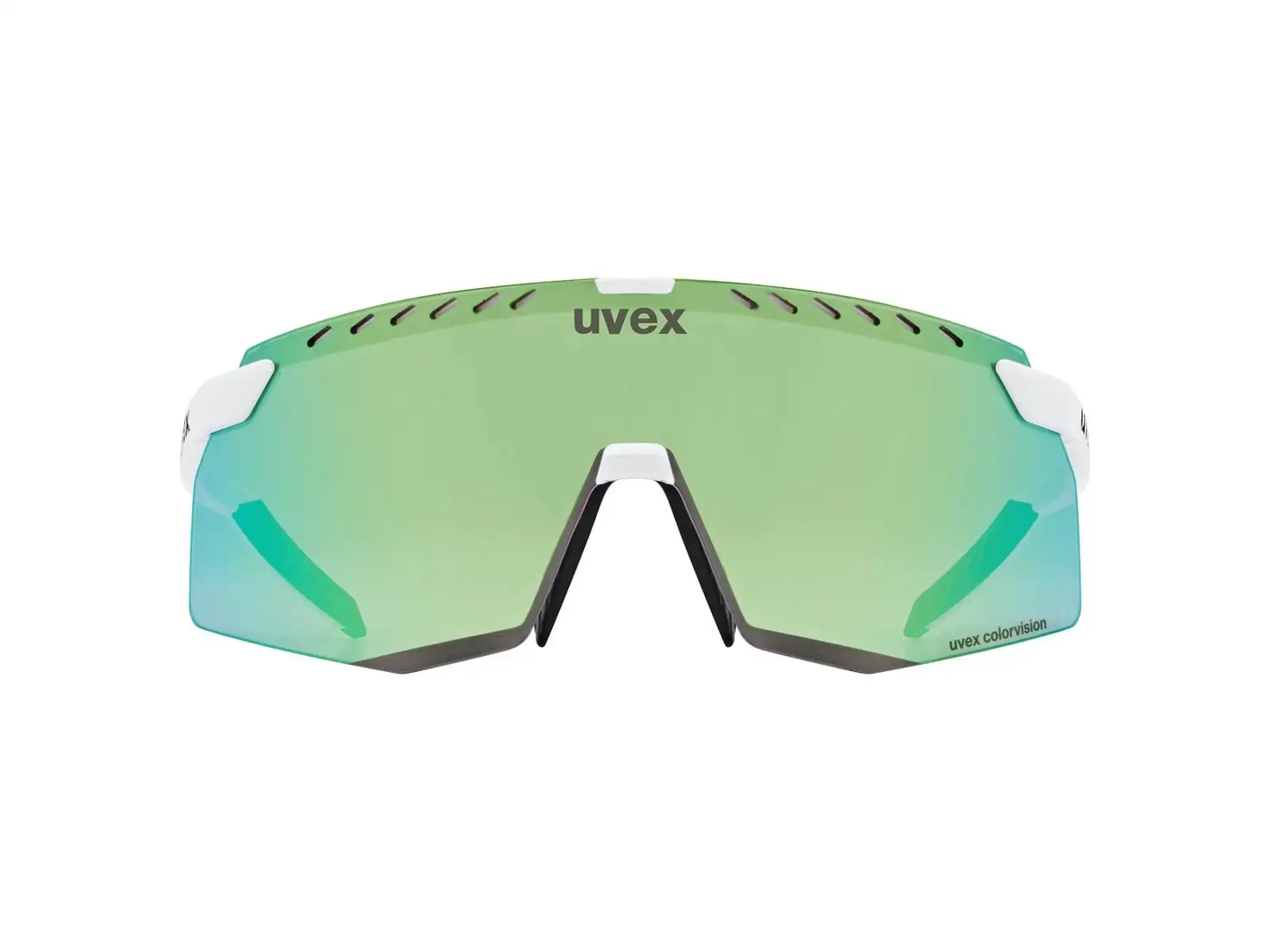 Uvex Pace Stage Colorvision okuliare  White Matt/Mirror Green