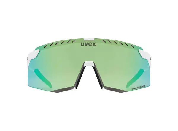 Uvex Pace Stage Colorvision okuliare  White Matt/Mirror Green