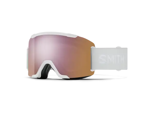 Smith Squad lyžiarske okuliare White Vapor / ChromaPop Everyday Rose Gold Mirror (2 sklá)
