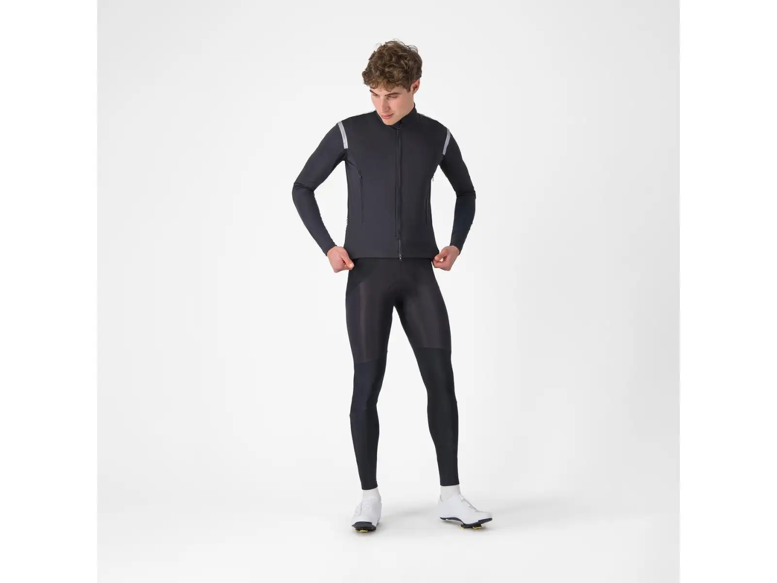 Castelli Perfetto RoS 3 Jacket pánska bunda Light Black/Silver Reflex