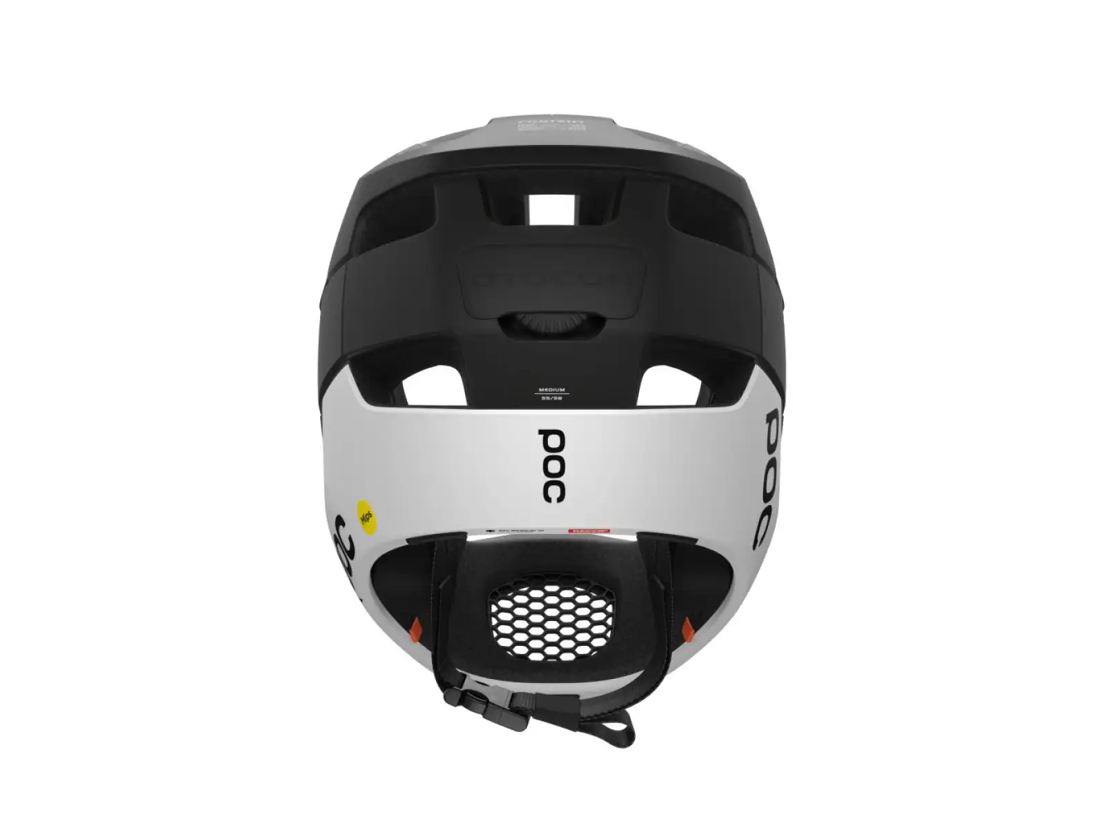 POC Otocon Race Mips prilba Uranium Black Matt/Hydrogen White