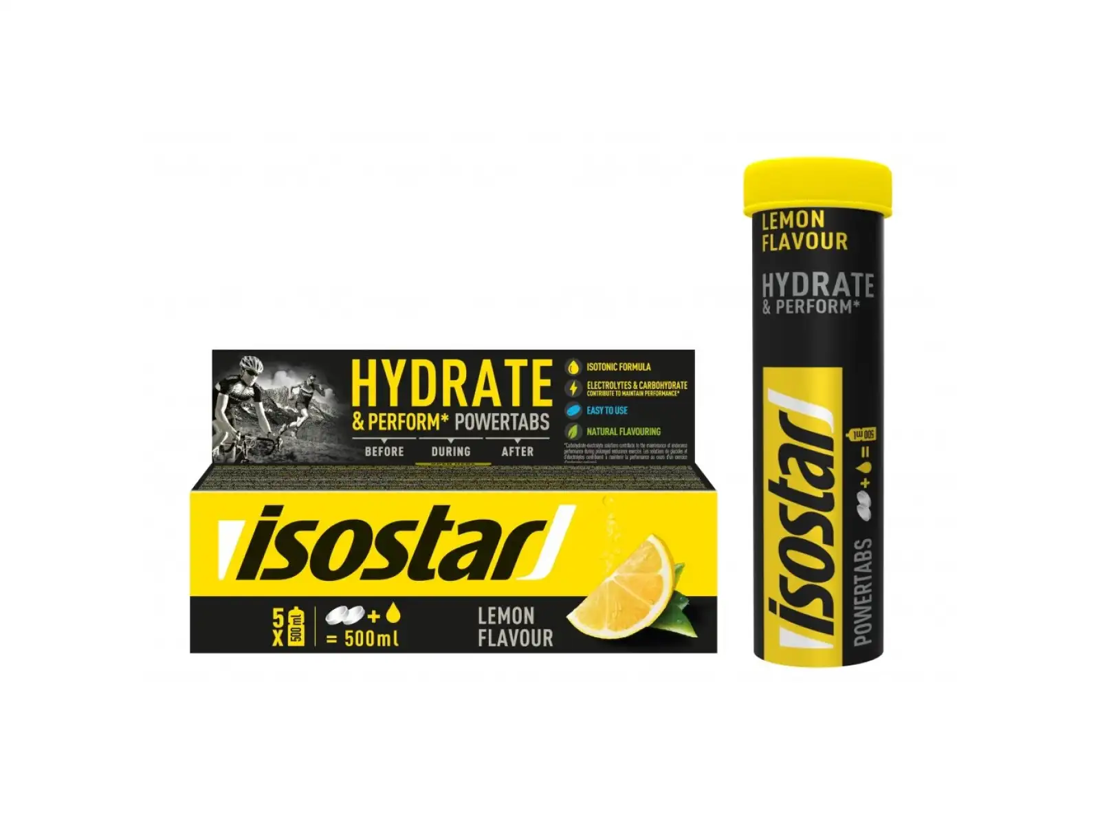 Isostar Powertabs 10 tabliet 120 g citrón