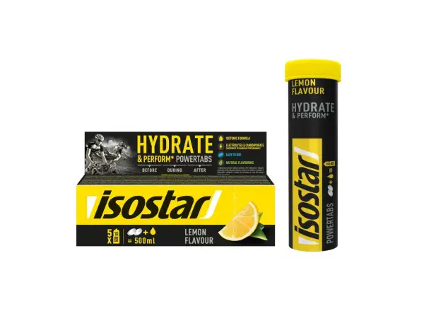 Isostar Powertabs 10 tabliet 120 g citrón