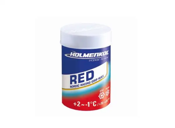 Holmenkol Grip Red stúpací vosk 45 g