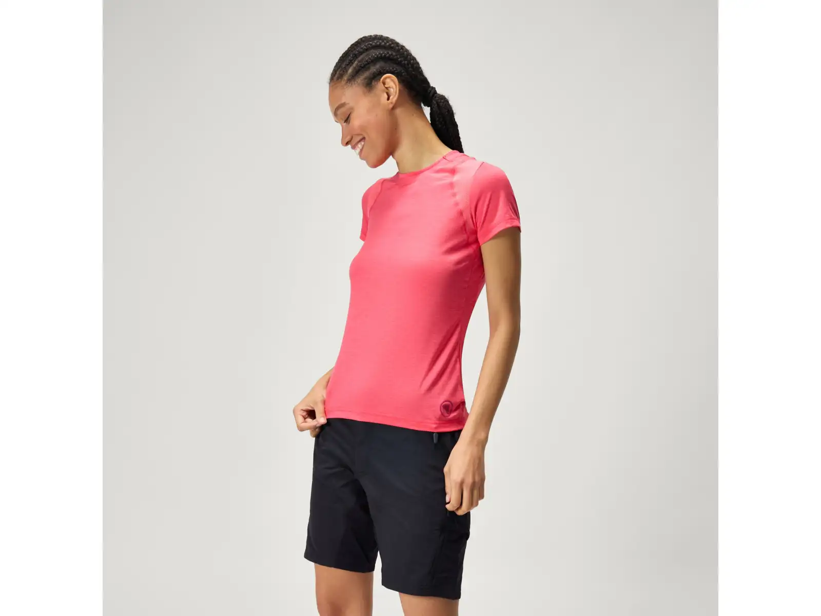 Endura SingleTrack dámsky dres krátky rukáv Punch Pink