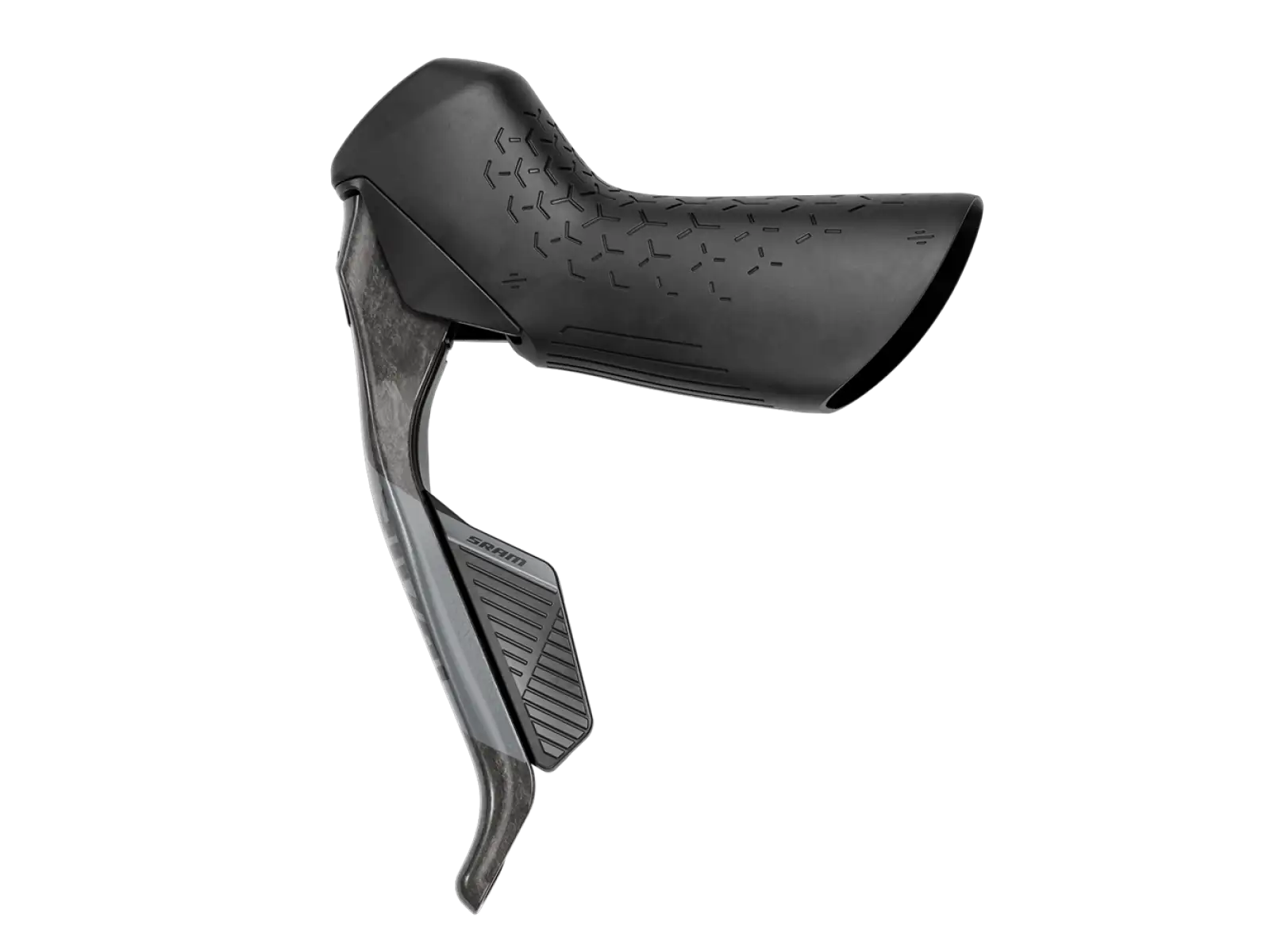 Radiaca/brzdová páka Rival AXS HRD E1 pravá + strmeň Flat Mount (vedenie 1800 mm)