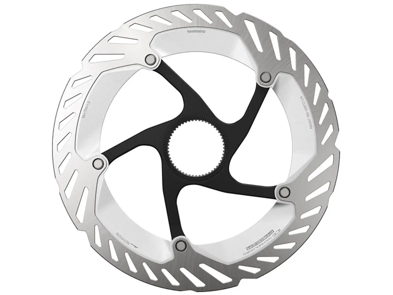 Shimano RT-CL800 brzdový kotúč 203 mm, center lock, Ice Tech, vonkajší lock ring