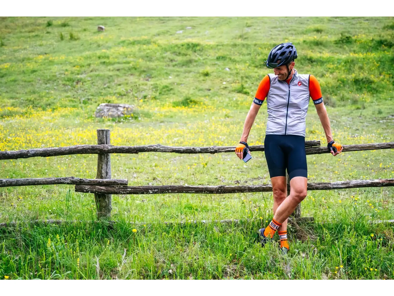 Castelli Aria pánska vesta Silver Gray