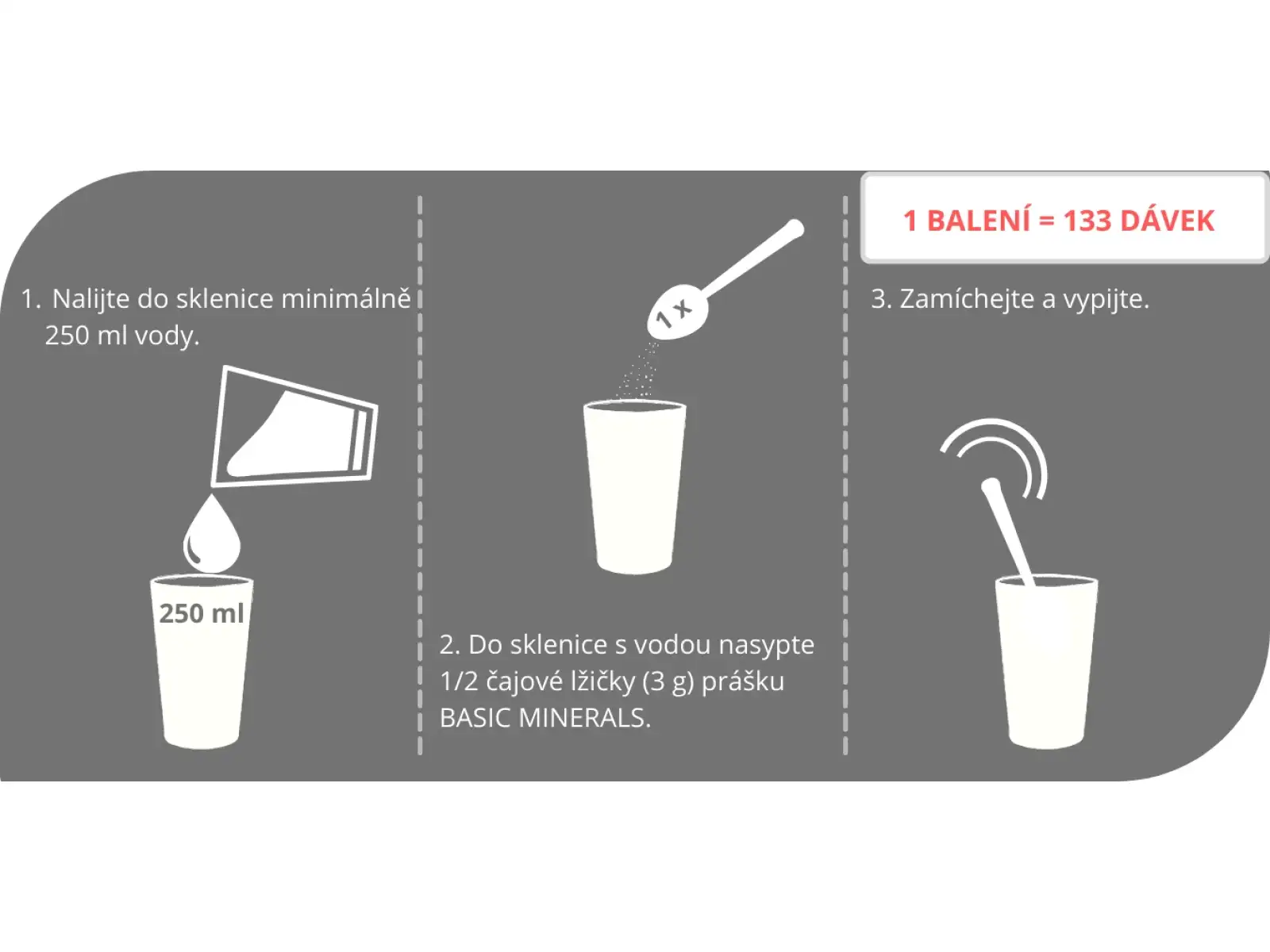 Sponser Basic Minerals 400 g zmes zásaditých minerálov