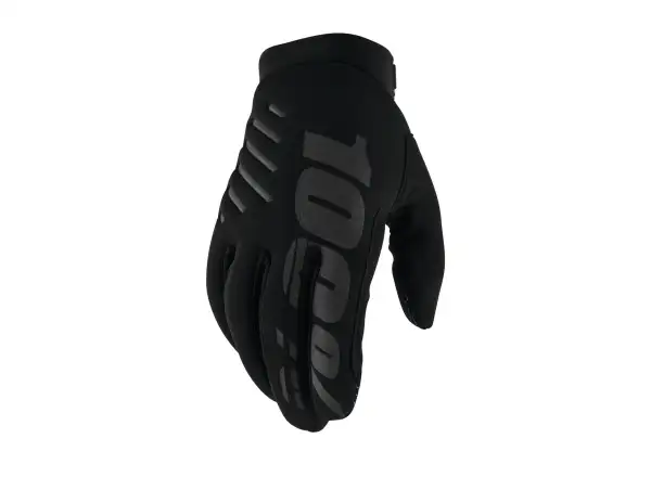 100% Brisker dámske rukavice Black