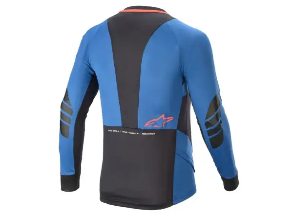 Alpinestars Drop 8.0 pánsky dres s dlhým rukávom Mid Blue/Bright Red