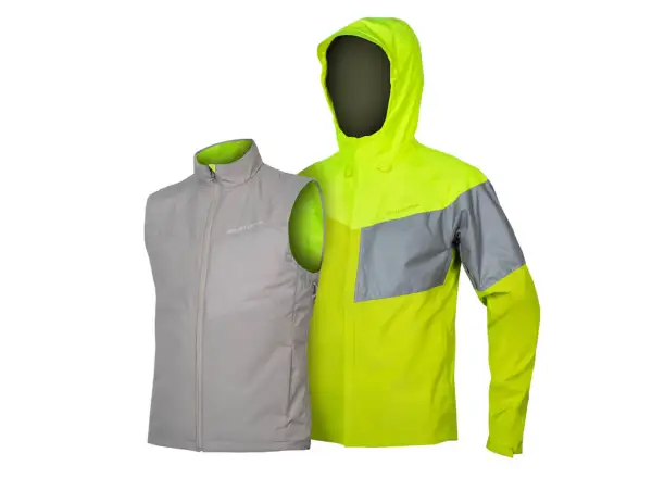 Endura Urban Luminite II 3v1 pánska bunda Hi-Viz Yellow