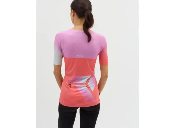 Silvini Stabina dámsky voľný dres krátky rukáv Blush/Coral