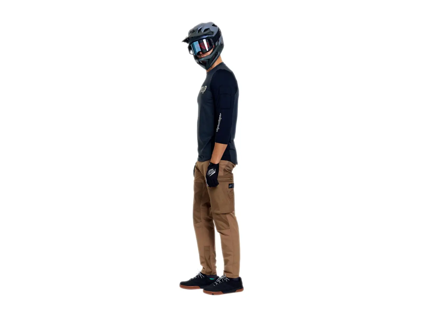 Troy Lee Designs Ruckus Ride pánsky dres 3/4 rukáv Wings Carbon