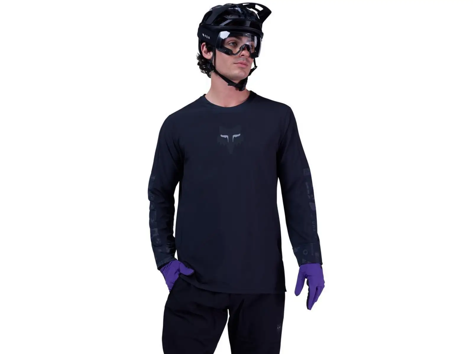 Fox Defend Thermal Lunar SE pánsky dres dlhý rukáv Black