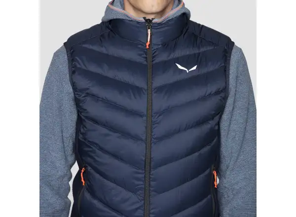 Salewa Fanes Sarner RDS Hybrid pánska vesta v modrej farbe Navy Blazer.