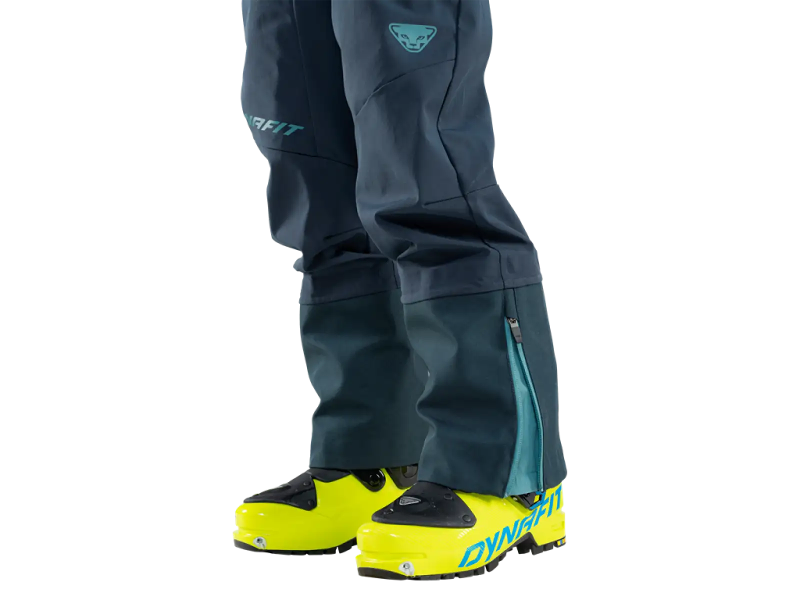 Dynafit Youngstar 3L Detské nohavice s náprsenkou Blueberry/Storm Blue