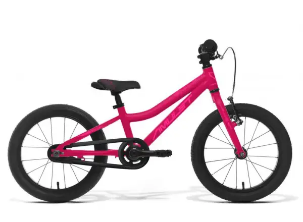 Detský bicykel Amulet 16 Mini Lite tmavo ružový metalický/ružový lesklý