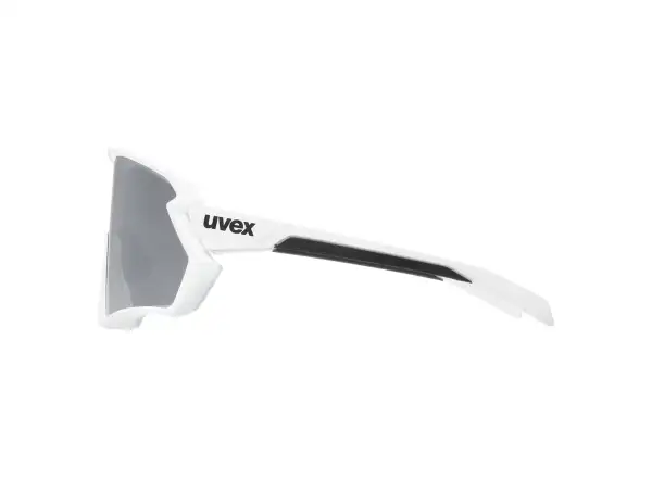 Uvex Sportstyle 231 2.0 okuliare biele/čierne matné/zrkadlové strieborné CAT. 2 + CAT. 0